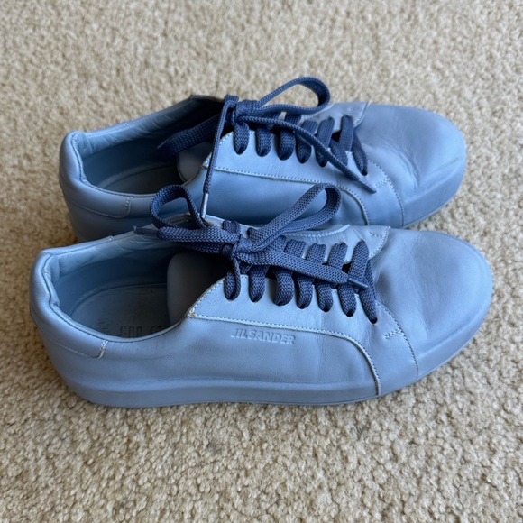 Jil Sander Shoes - Jil Sander Light Blue Sneakers
